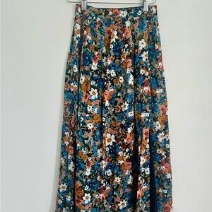 Sezane Jupe Nelly Imprime Fall Flowers